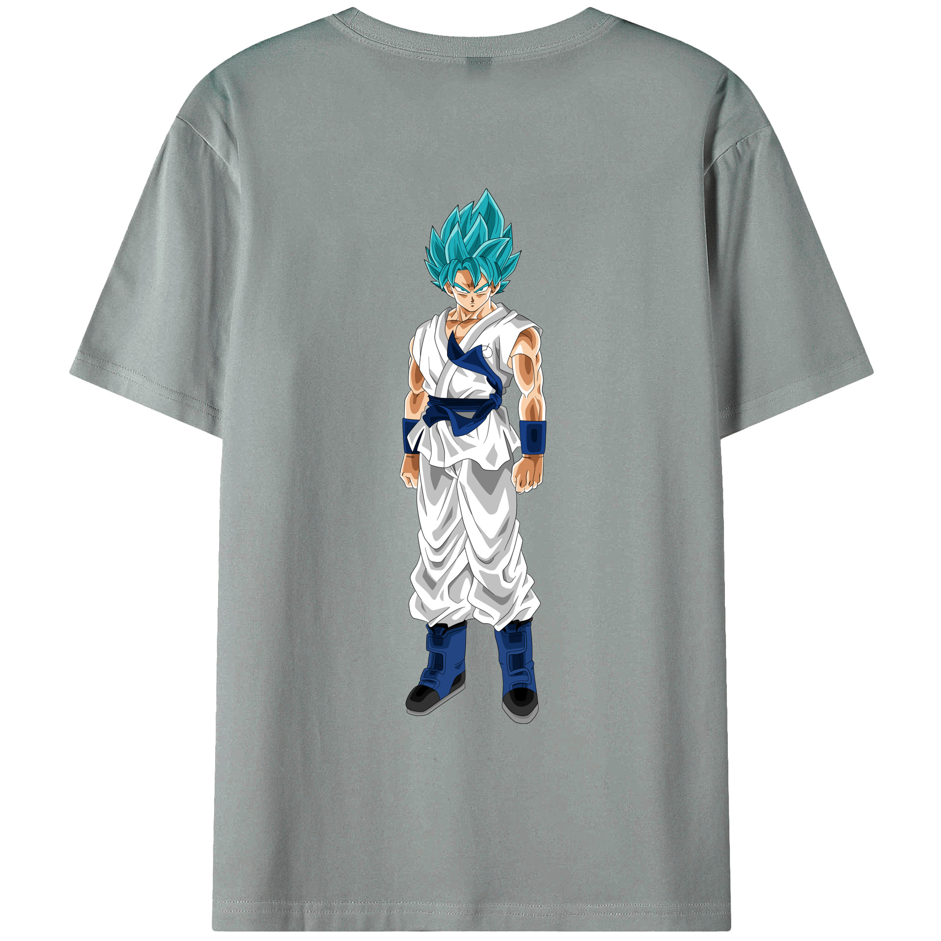 （画像用） ドラゴンボール 孫 悟飯（そんごはん）DRAGON BALL Son Gohan 綿100％ メンズ半袖Tシャツ（バックプリント） 通気性